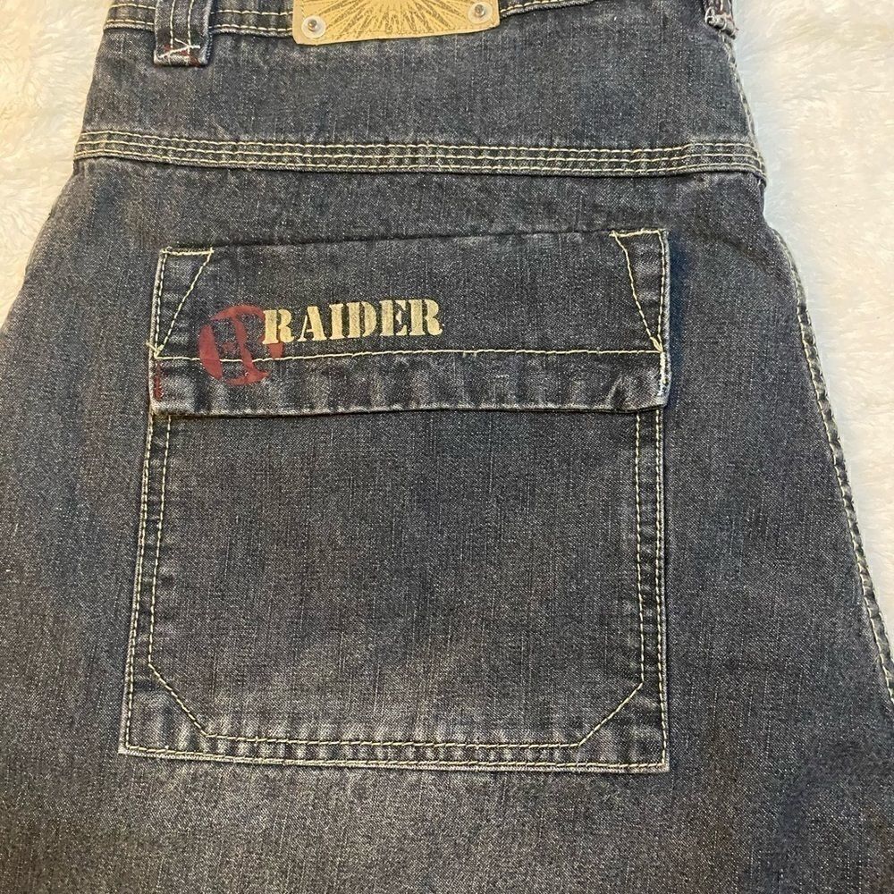 🎁 Men Raider infamous brand Jeans Size: W:34 L 32 - Picture 4 of 7